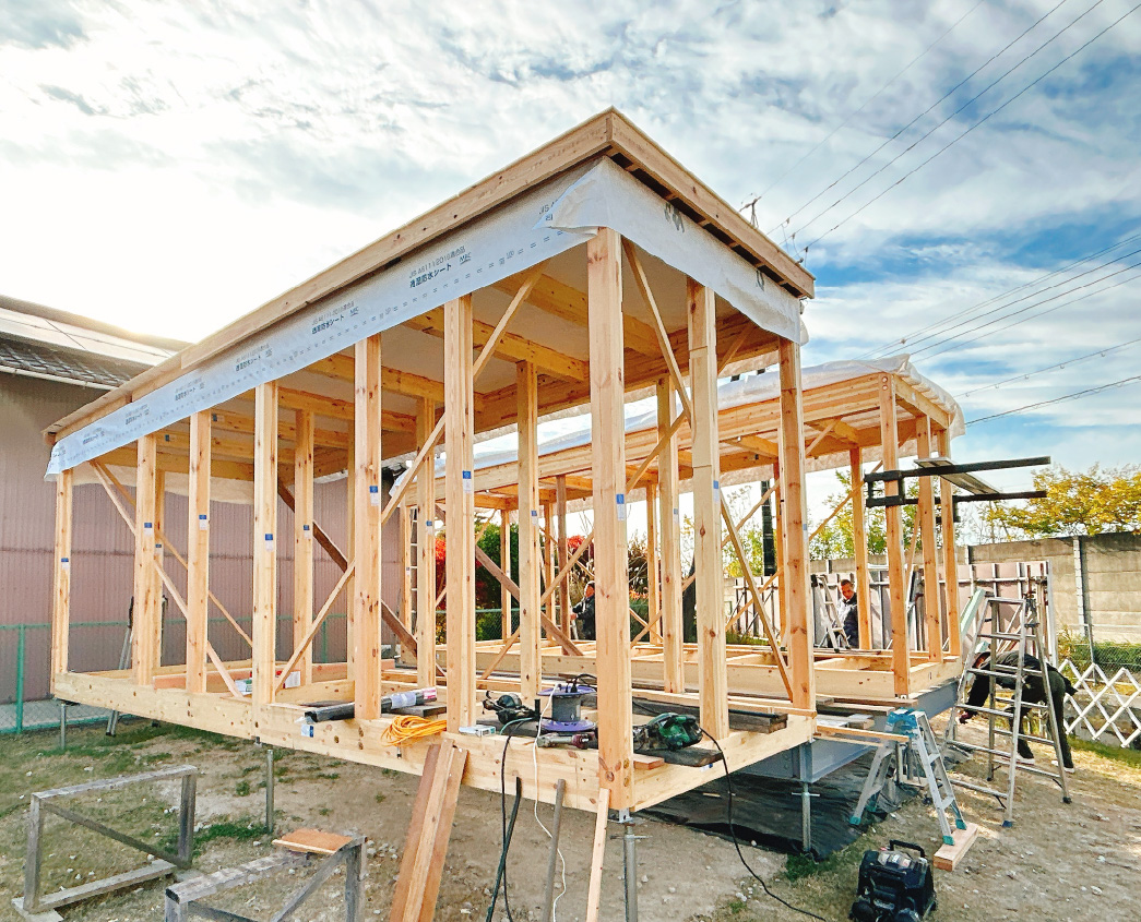 鉄骨では叶わない、木の暖かさ・ぬくもり